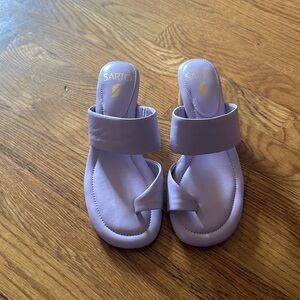 Lilac mules